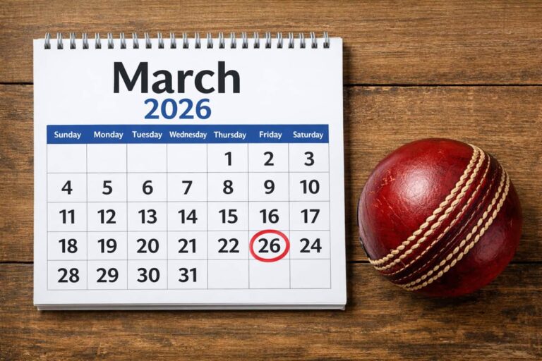 IPL 2026 Schedule start date marked on calendar